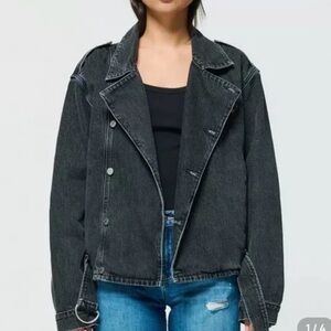 Etica Charcoal Denim Jacket